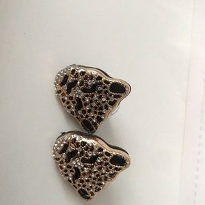 Leopard earrings